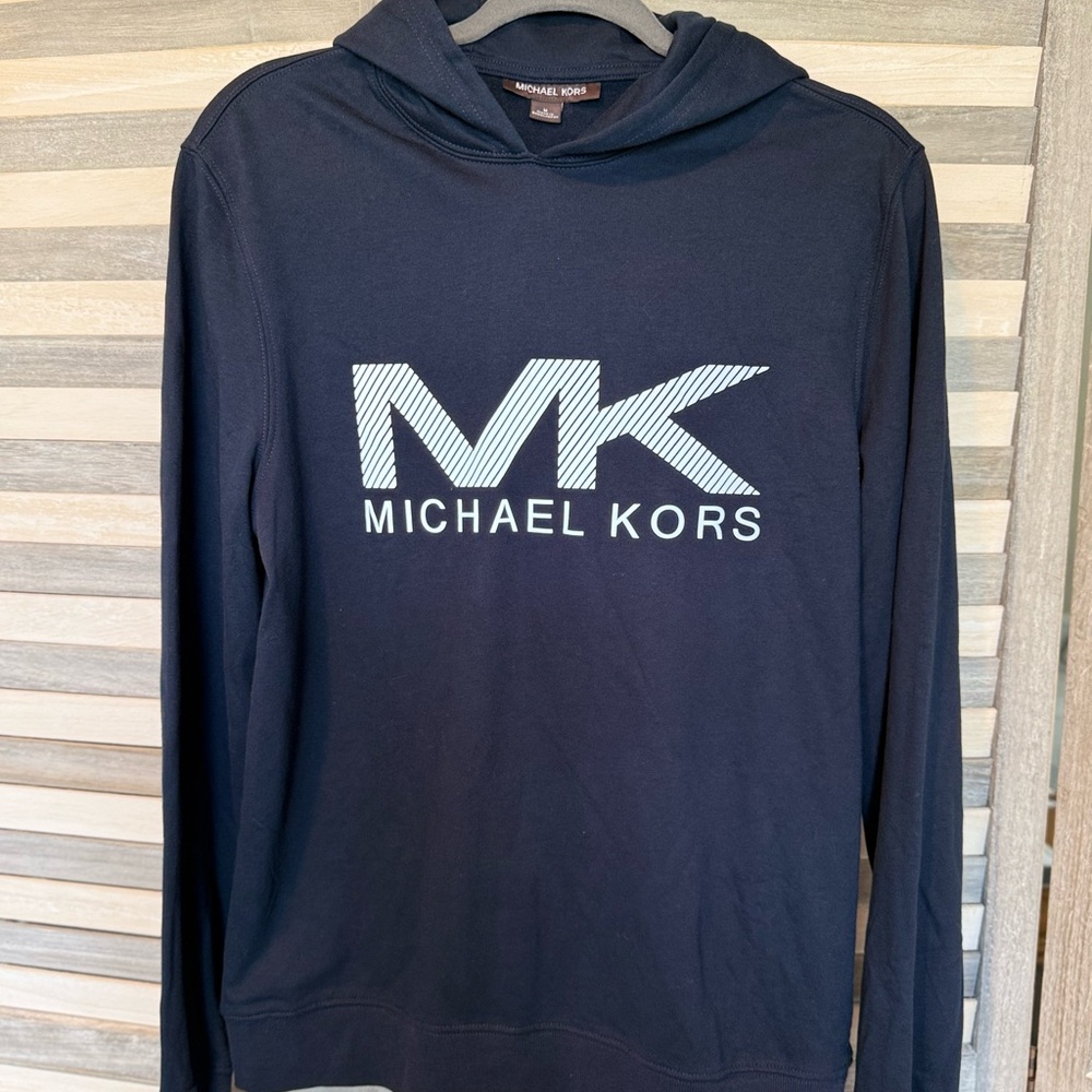 Michael Kors Blue Hoodie with MK Logo